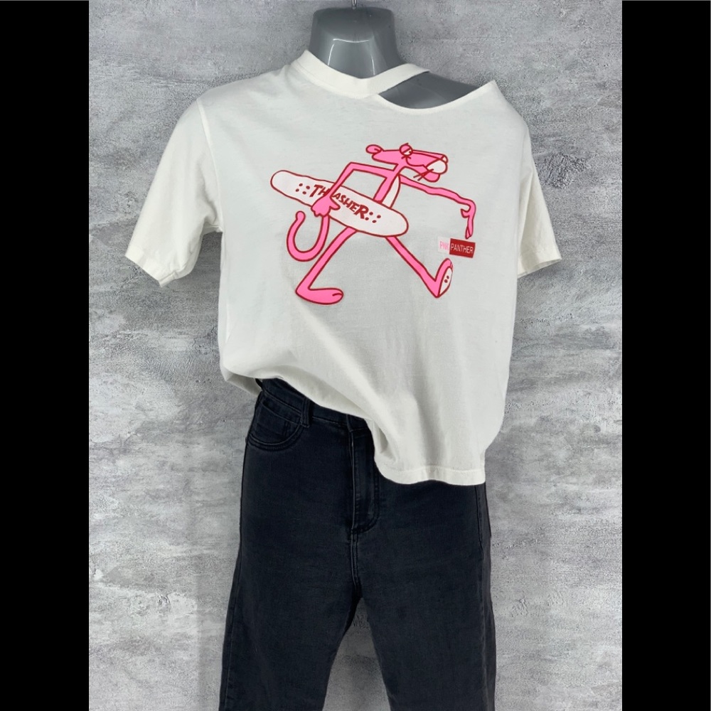 Rare Thrasher Magazine Distressed Pink Panther Tee